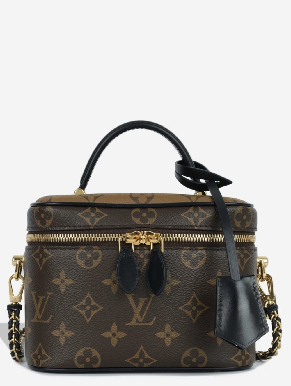 Authenticated Louis Vuitton LV Reverse Monogram Vanity PM Top Handle Classy - Picture 3 of 16